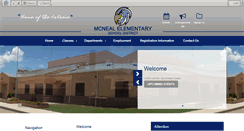 Desktop Screenshot of mcnealesd.org